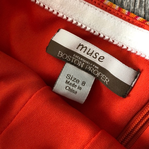 Boston Proper muse Halter Dress 8 - Picture 6 of 7